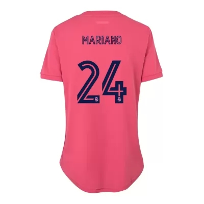 Damen Fußball Mariano Diaz #24 Auswärtstrikot Rosa Trikot 2020/21 Hemd
