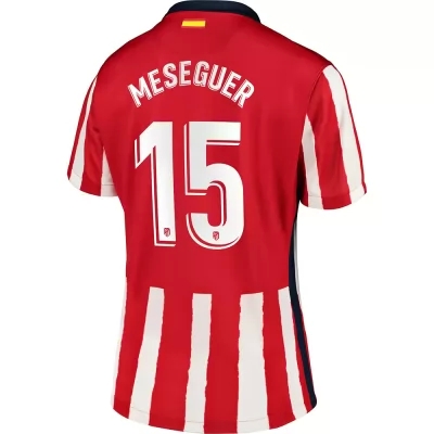 Damen Fußball Silvia Meseguer #15 Heimtrikot Rot Trikot 2020/21 Hemd