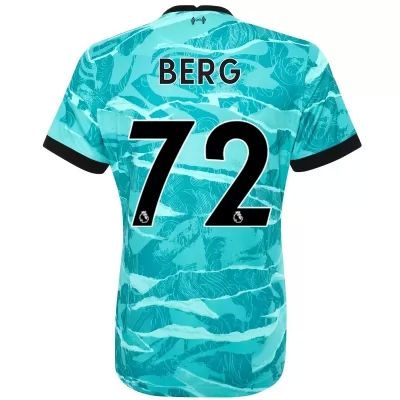 Damen Fußball Sepp Van Den Berg #72 Auswärtstrikot Blau Trikot 2020/21 Hemd