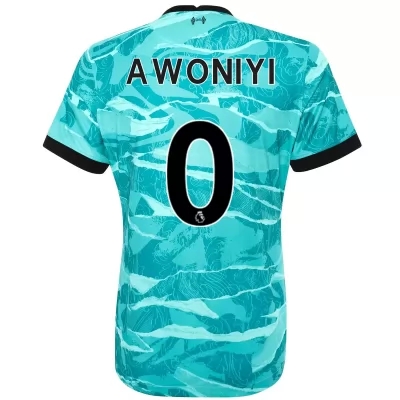 Damen Fußball Taiwo Awoniyi #0 Auswärtstrikot Blau Trikot 2020/21 Hemd